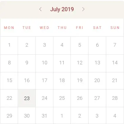 Unrelated theme demo, legacy file calendar-dark-3